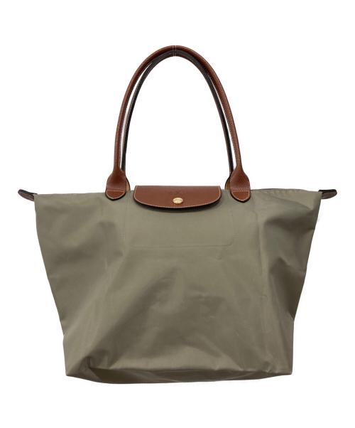 LONGCHAMP（ロンシャン）LONGCHAMP (ロンシャン) プリアージュトートバッグ グレーの古着・服飾アイテム