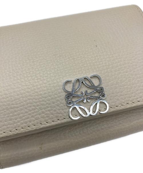 LOEWE（ロエベ）LOEWE (ロエベ) アナグラム トライフォールド ウォレット グレーの古着・服飾アイテム