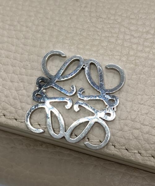 LOEWE（ロエベ）LOEWE (ロエベ) アナグラム トライフォールド ウォレット グレーの古着・服飾アイテム
