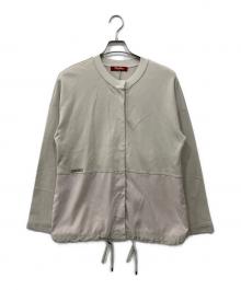 Max Mara Studio（マックスマーラ ストゥディオ）の古着「ビジューカーディガン」｜ベージュ