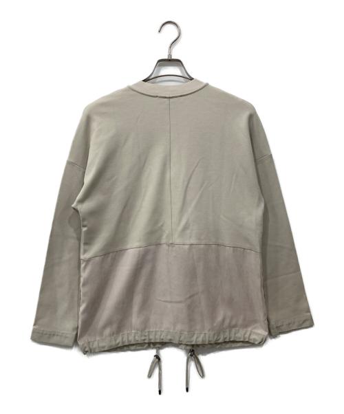 Max Mara Studio（マックスマーラ ストゥディオ）MAX MARA STUDIO (マックスマーラ ストゥディオ) ビジューカーディガン ベージュ サイズ:Mの古着・服飾アイテム