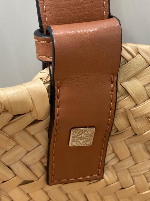 LOEWE（ロエベ）LOEWE (ロエベ) STUDIO GHIBLI (スタジオジブリ) バスケットバッグ ベージュ×ブラックの古着・服飾アイテム