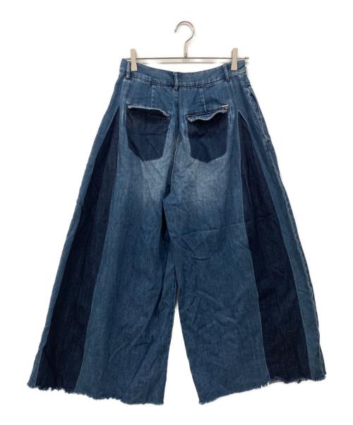 DIESEL（ディーゼル）DIESEL (ディーゼル) ワイドデニムパンツ インディゴ サイズ:25の古着・服飾アイテム