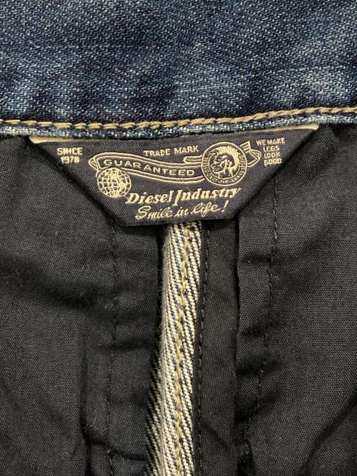 DIESEL（ディーゼル）DIESEL (ディーゼル) ワイドデニムパンツ インディゴ サイズ:25の古着・服飾アイテム