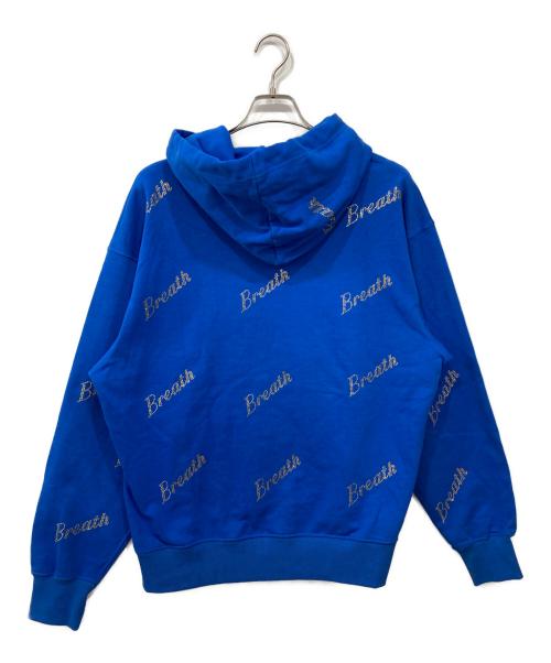 BREATH（ブレス）BREATH (ブレス) ラインフトーン フーディ ブルー サイズ:Lの古着・服飾アイテム