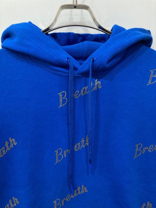 BREATH（ブレス）BREATH (ブレス) ラインフトーン フーディ ブルー サイズ:Lの古着・服飾アイテム