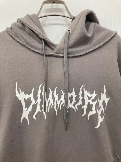 dim moire（ディムモアール）dim moire (ディムモアール) クラッシュBiGフーディー グレー サイズ:Freeの古着・服飾アイテム