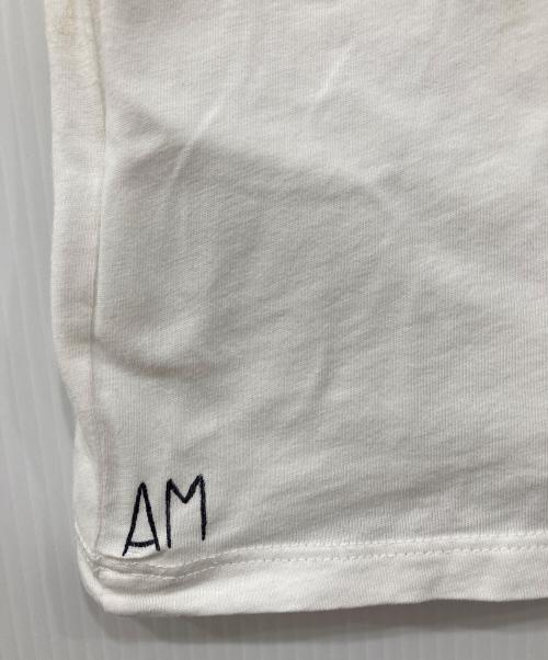MONCLER（モンクレール）MONCLER (モンクレール) ペイントTシャツ ホワイト サイズ:Mの古着・服飾アイテム