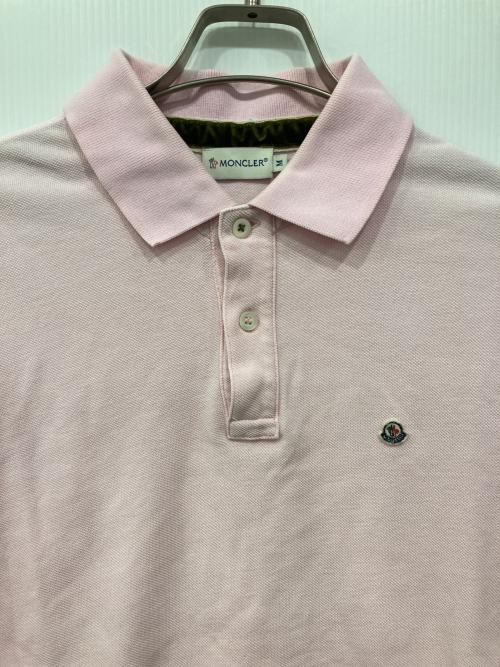 MONCLER（モンクレール）MONCLER (モンクレール) ポロシャツ ピンク サイズ:Mの古着・服飾アイテム