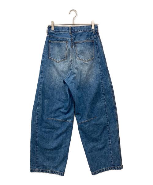 CREDONA（クレドナ）CREDONA (クレドナ) ワイドビートルデニムパンツ インディゴ サイズ:1の古着・服飾アイテム