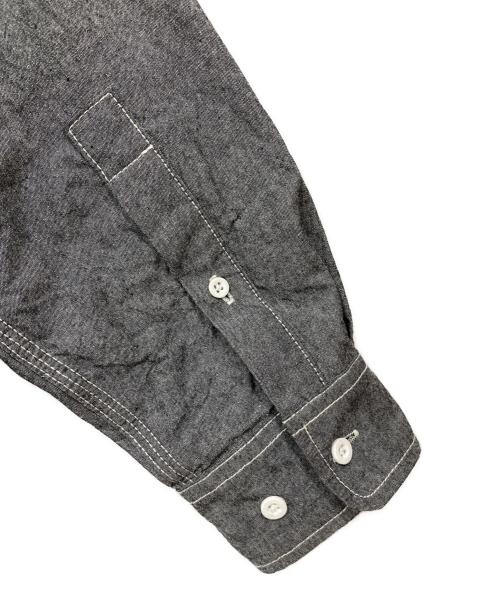 HUF（ハフ）HUF (ハフ) シャンブレーシャツ グレー サイズ:Mの古着・服飾アイテム
