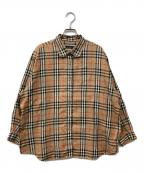 Burberry'sバーバリーズ）の古着「70’s ノバチェックシャツ」｜ベージュ