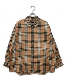 Burberry's（バーバリーズ）の古着「70’s ノバチェックシャツ」｜ベージュ