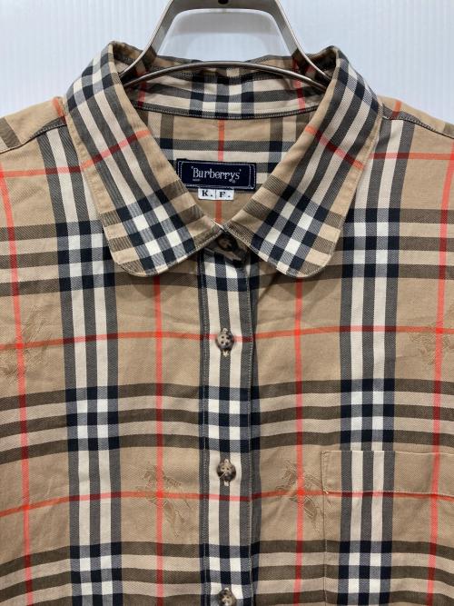 Burberry's（バーバリーズ）Burberry's (バーバリーズ) 70’s ノバチェックシャツ ベージュ サイズ:記載なしの古着・服飾アイテム