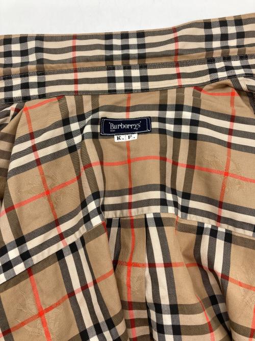 Burberry's（バーバリーズ）Burberry's (バーバリーズ) 70’s ノバチェックシャツ ベージュ サイズ:記載なしの古着・服飾アイテム