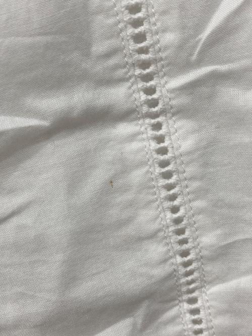 Spick and Span（スピック＆スパン）Spick and Span (スピック＆スパン) ケミカルレースフレンチブラウス ホワイト サイズ:Freeの古着・服飾アイテム