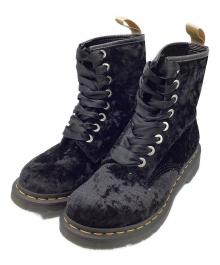 Dr.Martens（ドクターマーチン）の古着「ベロア 8ホールブーツ」｜ブラック
