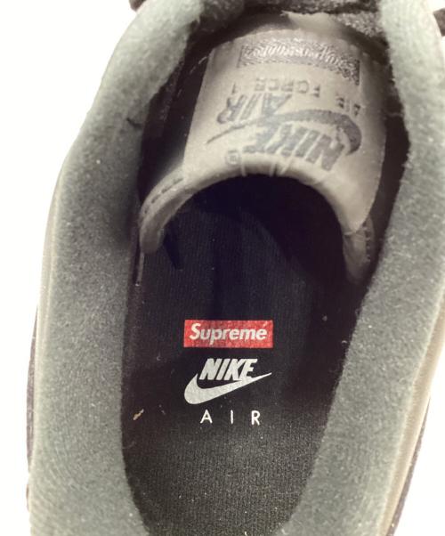 NIKE（ナイキ）NIKE (ナイキ) SUPREME (シュプリーム) ローカットスニーカー ブラック サイズ:27の古着・服飾アイテム
