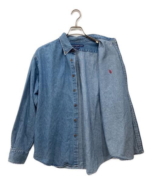RALPH LAUREN SPORT（ラルフローレン スポーツ）RALPH LAUREN SPORT (ラルフローレン スポーツ) デニムボタンダウンシャツ インディゴ サイズ:14の古着・服飾アイテム