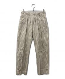 FARAH（ファーラー）の古着「ストライプパンツ」｜ベージュ