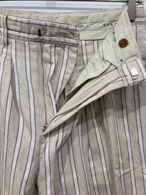 FARAH（ファーラー）FARAH (ファーラー) ストライプパンツ ベージュ サイズ:W30の古着・服飾アイテム