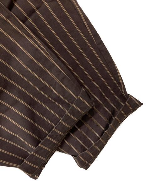 FARAH（ファーラー）FARAH (ファーラー) ストライプパンツ ブラウン サイズ:W34の古着・服飾アイテム