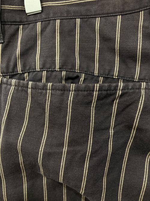 FARAH（ファーラー）FARAH (ファーラー) ストライプパンツ ブラウン サイズ:W34の古着・服飾アイテム