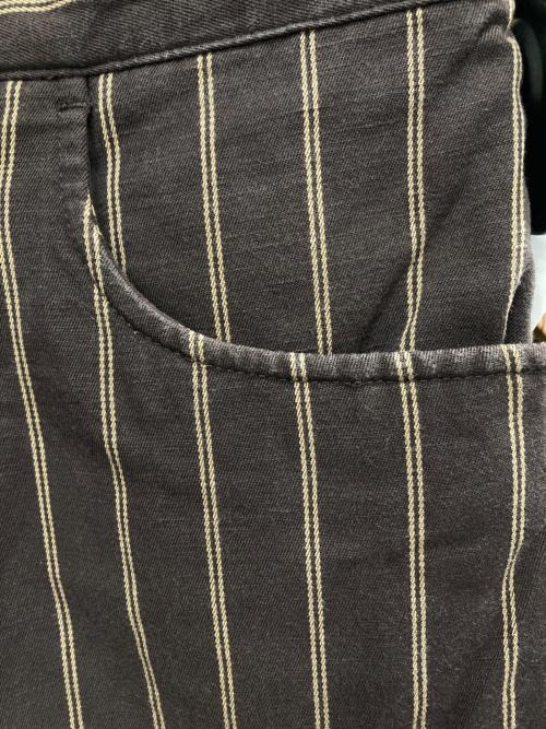 FARAH（ファーラー）FARAH (ファーラー) ストライプパンツ ブラウン サイズ:W34の古着・服飾アイテム