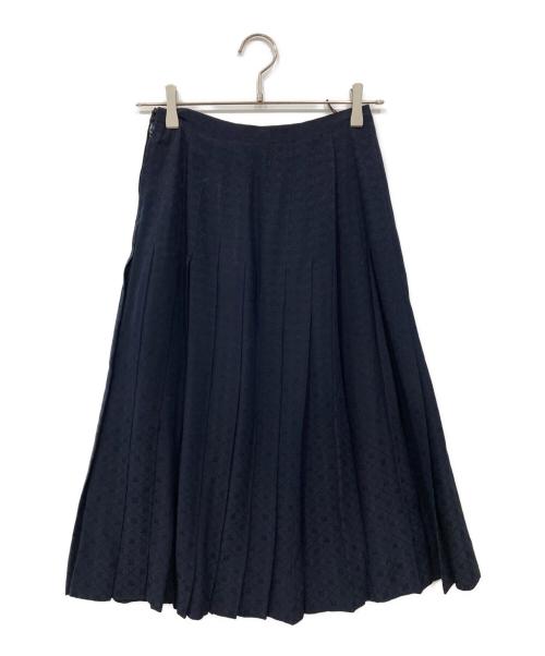 CELINE（セリーヌ）CELINE (セリーヌ) マカダム柄スカートセットアップ ネイビー サイズ:38の古着・服飾アイテム