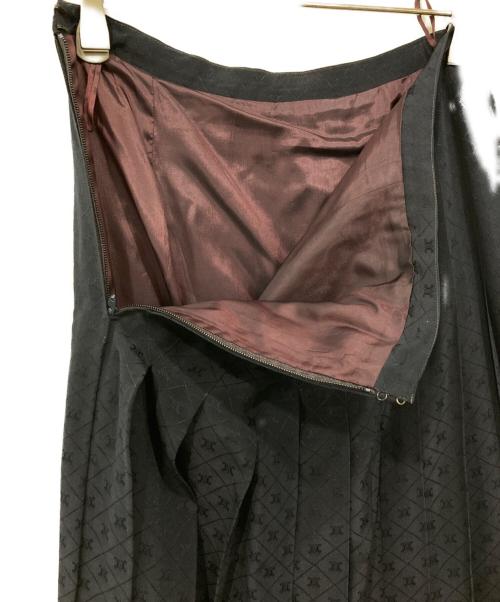 CELINE（セリーヌ）CELINE (セリーヌ) マカダム柄スカートセットアップ ネイビー サイズ:38の古着・服飾アイテム