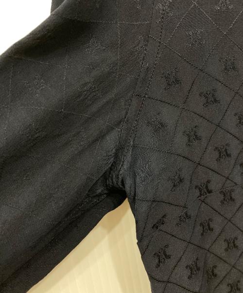CELINE（セリーヌ）CELINE (セリーヌ) マカダム柄スカートセットアップ ネイビー サイズ:38の古着・服飾アイテム