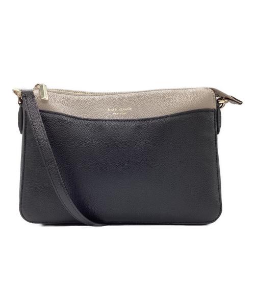 Kate Spade（ケイトスペード）Kate Spade (ケイトスペード) ショルダーバッグ ブラック×ベージュの古着・服飾アイテム