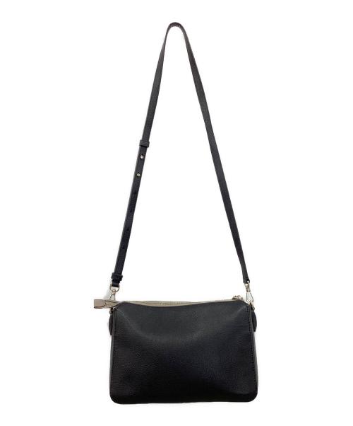 Kate Spade（ケイトスペード）Kate Spade (ケイトスペード) ショルダーバッグ ブラック×ベージュの古着・服飾アイテム