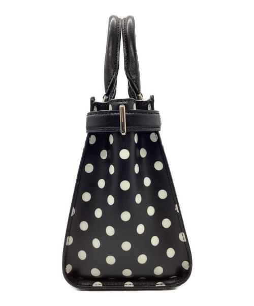 Kate Spade（ケイトスペード）Kate Spade (ケイトスペード) 2WAYバッグ ブラック×ホワイトの古着・服飾アイテム