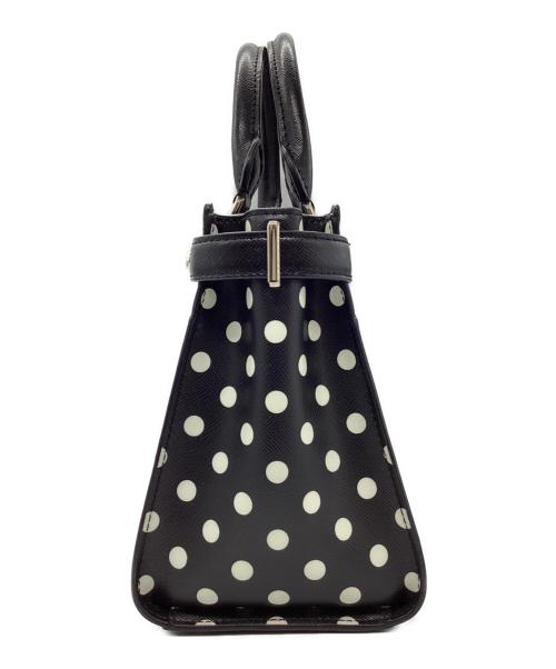 Kate Spade（ケイトスペード）Kate Spade (ケイトスペード) 2WAYバッグ ブラック×ホワイトの古着・服飾アイテム