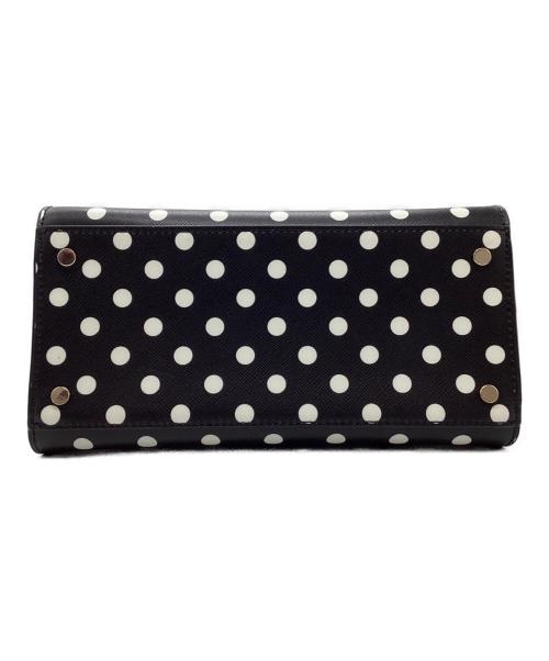 Kate Spade（ケイトスペード）Kate Spade (ケイトスペード) 2WAYバッグ ブラック×ホワイトの古着・服飾アイテム