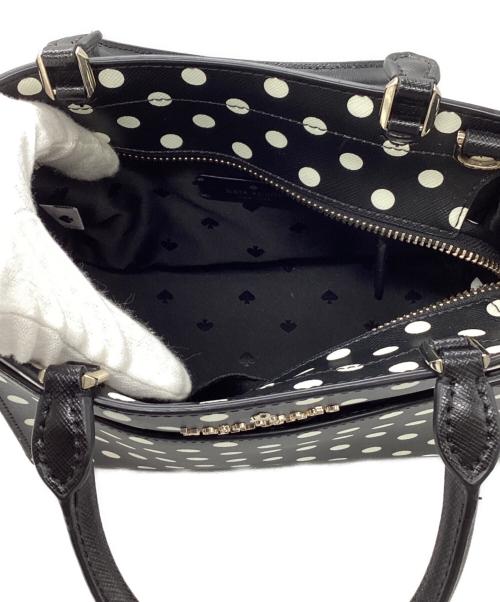 Kate Spade（ケイトスペード）Kate Spade (ケイトスペード) 2WAYバッグ ブラック×ホワイトの古着・服飾アイテム