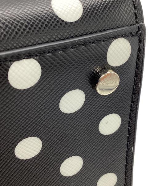 Kate Spade（ケイトスペード）Kate Spade (ケイトスペード) 2WAYバッグ ブラック×ホワイトの古着・服飾アイテム