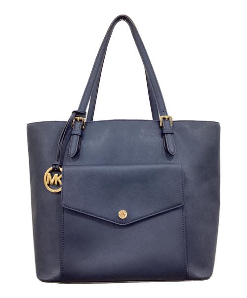 MICHAEL MICHAEL KORS（マイケル マイケルコース）MICHAEL MICHAEL KORS (マイケル マイケルコース) トートバッグ ネイビーの古着・服飾アイテム