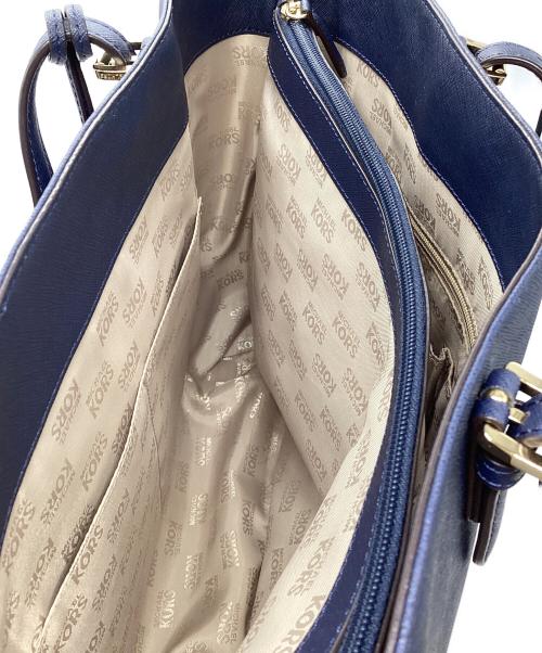 MICHAEL MICHAEL KORS（マイケル マイケルコース）MICHAEL MICHAEL KORS (マイケル マイケルコース) トートバッグ ネイビーの古着・服飾アイテム