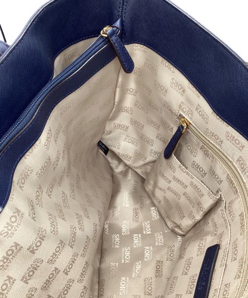 MICHAEL MICHAEL KORS（マイケル マイケルコース）MICHAEL MICHAEL KORS (マイケル マイケルコース) トートバッグ ネイビーの古着・服飾アイテム