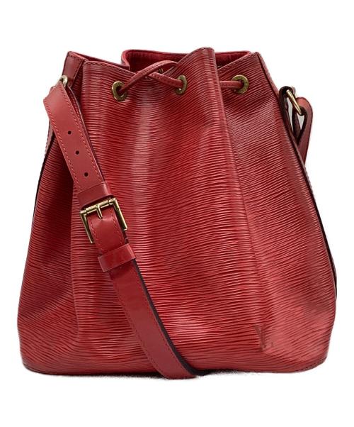 LOUIS VUITTON（ルイ ヴィトン）LOUIS VUITTON (ルイ ヴィトン) 巾着ショルダーバッグ カスティリアン・ レッドの古着・服飾アイテム