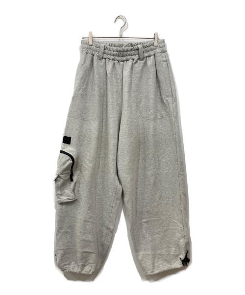 BONKNOW（ボンノウ）BONKNOW (ボンノウ) ジャイアントポケットスウェットパンツ グレー サイズ:Lの古着・服飾アイテム