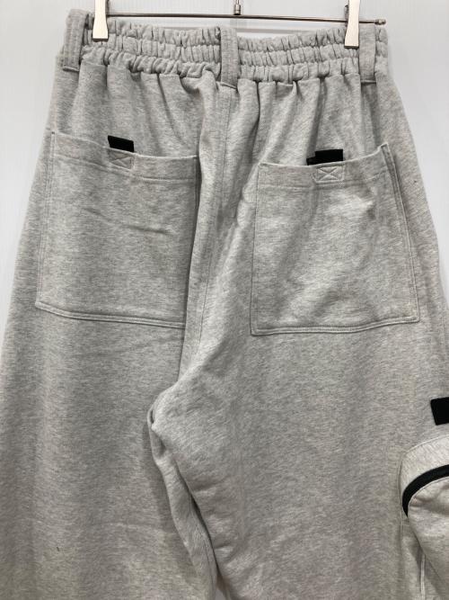 BONKNOW（ボンノウ）BONKNOW (ボンノウ) ジャイアントポケットスウェットパンツ グレー サイズ:Lの古着・服飾アイテム