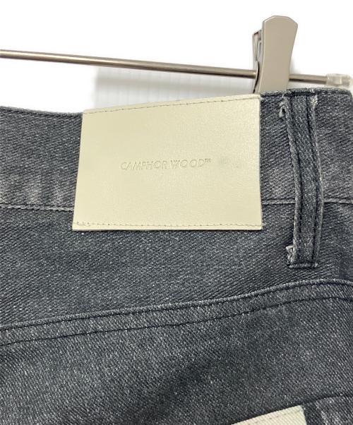 CAMPHOR WOOD（カンファーウッド）CAMPHOR WOOD (カンファーウッド) カウボーイプリントデニムパンツ インディゴ サイズ:Mの古着・服飾アイテム