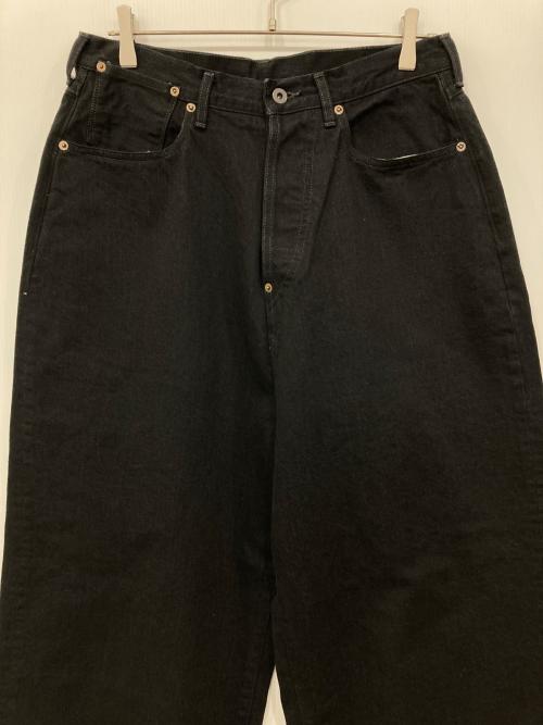 refomed（リフォメッド）refomed (リフォメッド) フレッシュマンデニムワイドパンツ ブラック サイズ:3の古着・服飾アイテム
