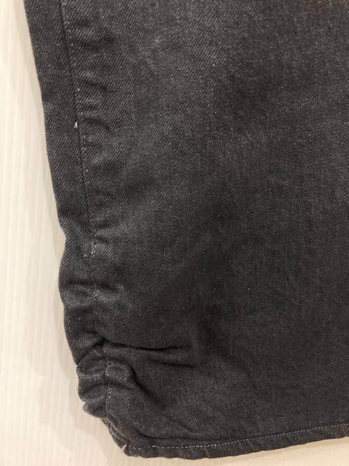 refomed（リフォメッド）refomed (リフォメッド) フレッシュマンデニムワイドパンツ ブラック サイズ:3の古着・服飾アイテム