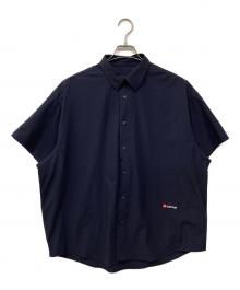 LOTTO（ロット）の古着「4WAYストレッチナイロンシャツ」｜ネイビー