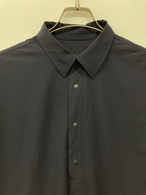 LOTTO（ロット）LOTTO (ロット) 4WAYストレッチナイロンシャツ ネイビー サイズ:Mの古着・服飾アイテム