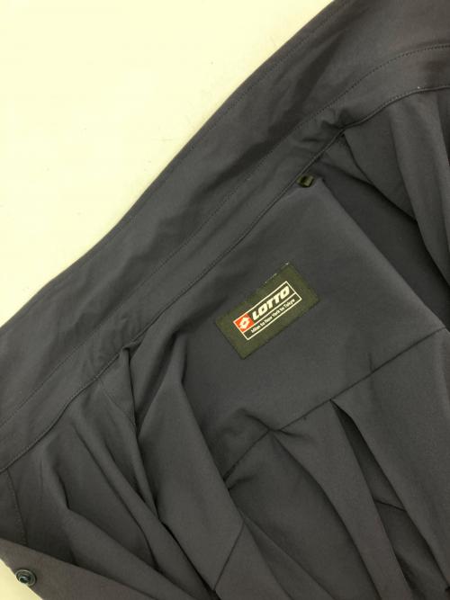 LOTTO（ロット）LOTTO (ロット) 4WAYストレッチナイロンシャツ ネイビー サイズ:Mの古着・服飾アイテム